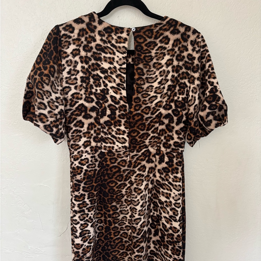 VICI Leopard Mini Dress Size Medium - Picture 5 of 8